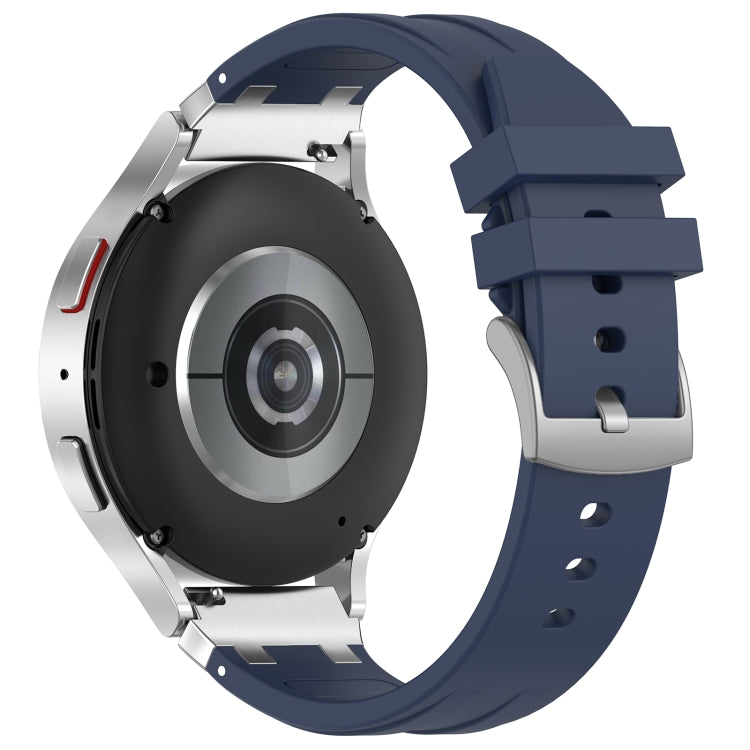 For Xiaomi Watch S1 Active 22mm Quick Release Silver Buckle Royal Silicone Watch Band(Navy Blue) - free shipping - PMC TechLife - Order now!