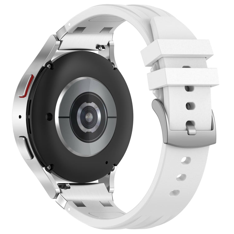 For Garmin Venu 3 22mm Quick Release Silver Buckle Royal Silicone Watch Band(White) - free shipping - PMC TechLife - Order now!