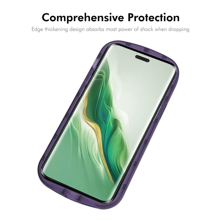 For Honor Magic6 Pro ENKAY Hat-Prince Translucent Matte TPU Shockproof Phone Case(Purple) - Honor Cases by ENKAY | Online Shopping South Africa | PMC Jewellery | Buy Now Pay Later Mobicred