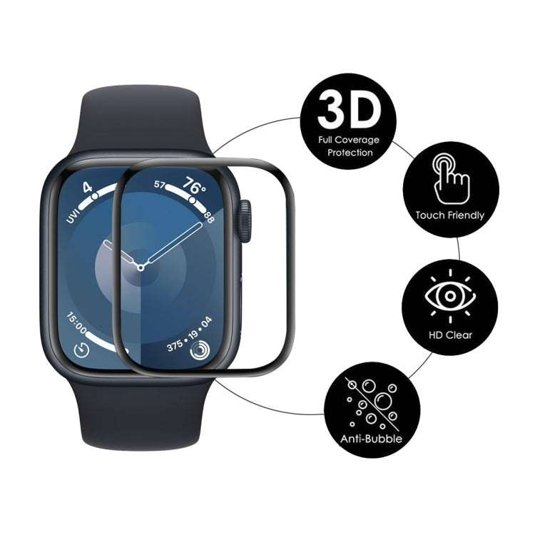 For Apple Watch Series 10 42mm 10pcs ENKAY 3D Full Coverage Soft PC Edge PMMA HD Screen Film - Screen Protector by ENKAY | Online Shopping South Africa | PMC TechLife | Buy Now Pay Later Mobicred