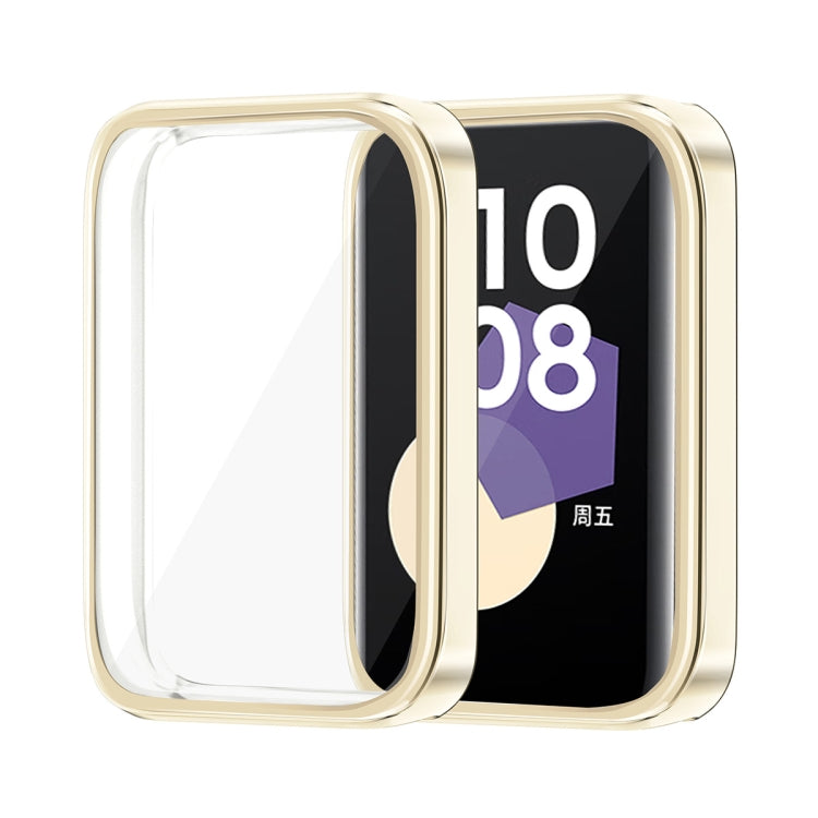 For Honor Band 9 ENKAY Hat-Prince Full Coverage Electroplated Soft TPU Case with Screen Protection(Golden) - free shipping - PMc TechLife - Order now!
