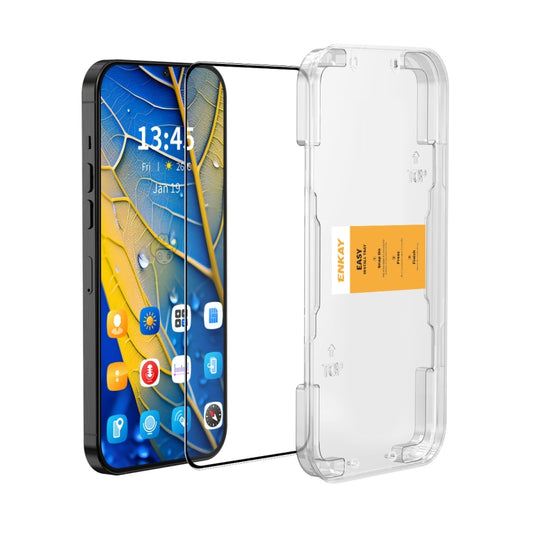 For Tecno Spark 30C ENKAY Easy Install High Alumina Silicon Full Glass Film - Tecno Tempered Glass by ENKAY | Online Shopping South Africa | PMC Jewellery | Buy Now Pay Later Mobicred