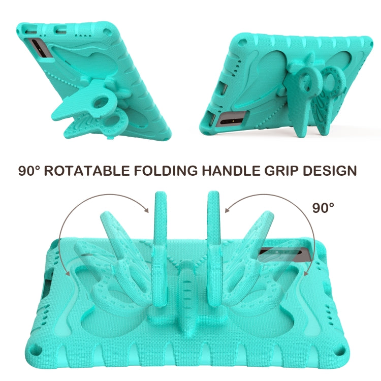 For Honor Tablet V7 11 2021 Butterfly Bracket EVA Shockproof Tablet Case(Mint Green) - Honor by PMC TechLife | Online Shopping South Africa | PMC TechLife | Buy Now Pay Later Mobicred