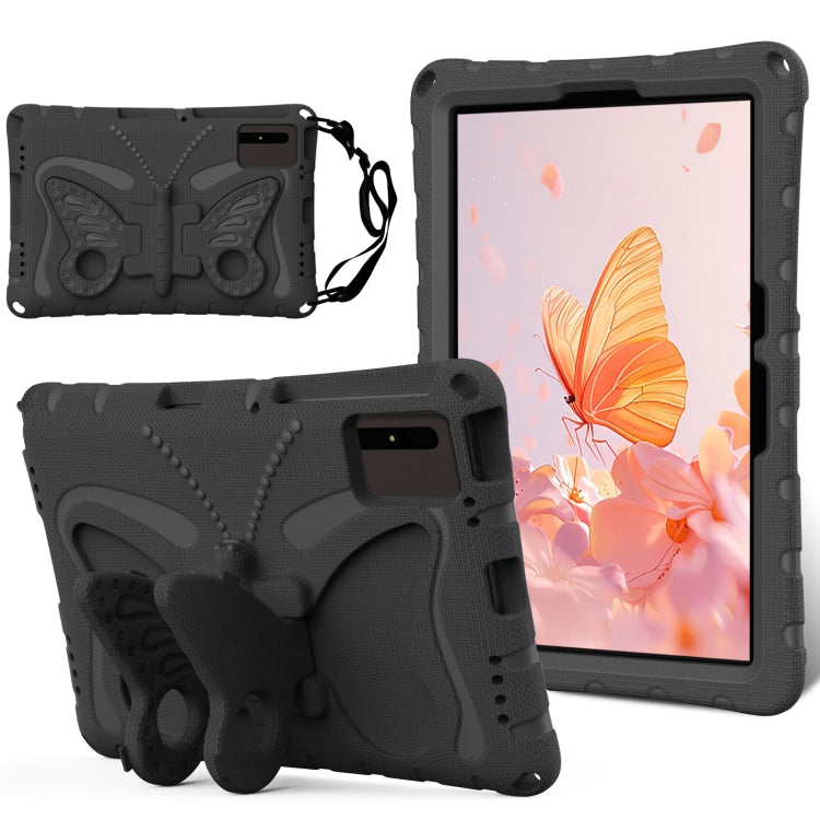 For Huawei MatePad SE 11 2024 Butterfly Bracket EVA Shockproof Tablet Case(Black) - Huawei by PMC TechLife | Online Shopping South Africa | PMC TechLife | Buy Now Pay Later Mobicred