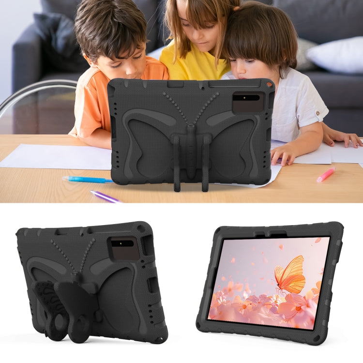 For Huawei MatePad SE 11 2024 Butterfly Bracket EVA Shockproof Tablet Case(Black) - Huawei by PMC TechLife | Online Shopping South Africa | PMC TechLife | Buy Now Pay Later Mobicred