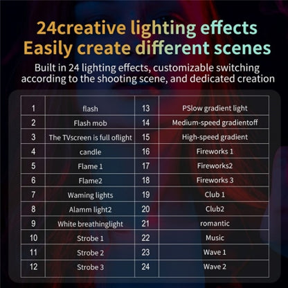 C60R 60W RGB Stage Lamp Professional Video Photography COB Fill Light, Plug:US Plug - Selfie Light by PMC Jewellery | Online Shopping South Africa | PMC Jewellery | Buy Now Pay Later Mobicred