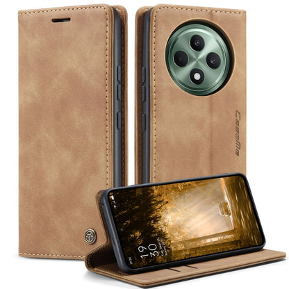 For OPPO Reno12 F /12 FS 5G CaseMe 013 Multifunctional Horizontal Flip Leather Phone Case(Brown) - Reno12 F Cases by CaseMe | Online Shopping South Africa | PMC Jewellery | Buy Now Pay Later Mobicred