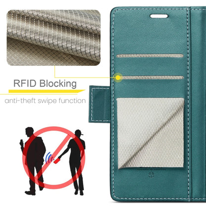 For OPPO Reno12 5G Global CaseMe 023 Butterfly Buckle Litchi Texture RFID Anti-theft Leather Phone Case(Green) - Reno12 Cases by CaseMe | Online Shopping South Africa | PMC Jewellery | Buy Now Pay Later Mobicred