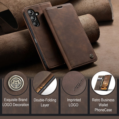 For Samsung Galaxy A16 5G CaseMe 013 Multifunctional Horizontal Flip Leather Phone Case(Coffee) - Galaxy Phone Cases by CaseMe | Online Shopping South Africa | PMC Jewellery | Buy Now Pay Later Mobicred