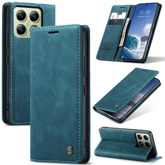 For Xiaomi 14T CaseMe 013 Multifunctional Horizontal Flip Leather Phone Case(Blue) - 14T Cases by CaseMe | Online Shopping South Africa | PMC Jewellery | Buy Now Pay Later Mobicred