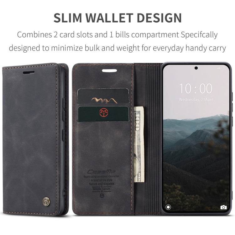 For Xiaomi 14T Pro CaseMe 013 Multifunctional Horizontal Flip Leather Phone Case(Black) - 14T Pro Cases by CaseMe | Online Shopping South Africa | PMC Jewellery | Buy Now Pay Later Mobicred