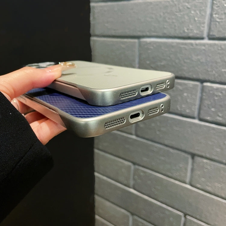 For iPhone 16 Pro AG Carbon Fiber Frameless MagSafe Phone Case(Grey) - iPhone 16 Pro Cases by PMc TechLife | Online Shopping South Africa | PMc TechLife | Buy Now Pay Later Mobicred