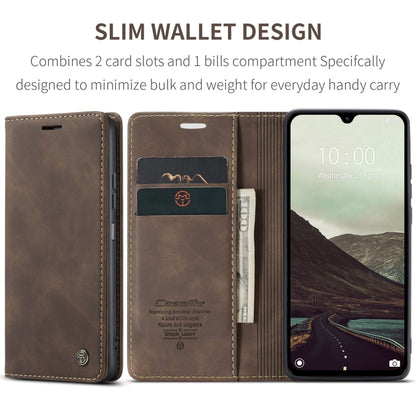 For Redmi 14C CaseMe 013 Multifunctional Horizontal Flip Leather Phone Case(Coffee) - 14C Cases by CaseMe | Online Shopping South Africa | PMC Jewellery | Buy Now Pay Later Mobicred