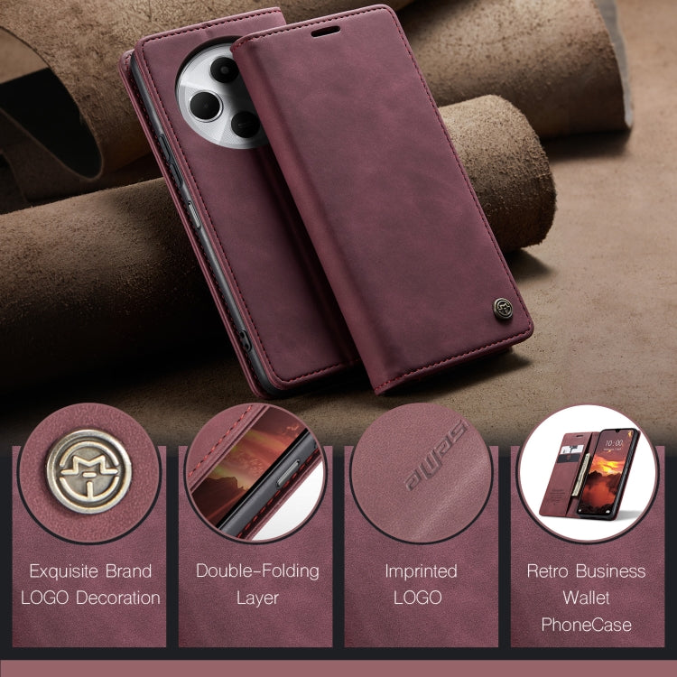 For Redmi 14C CaseMe 013 Multifunctional Horizontal Flip Leather Phone Case(Red) - 14C Cases by CaseMe | Online Shopping South Africa | PMC Jewellery | Buy Now Pay Later Mobicred