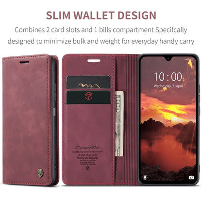 For Redmi 14C CaseMe 013 Multifunctional Horizontal Flip Leather Phone Case(Red) - 14C Cases by CaseMe | Online Shopping South Africa | PMC Jewellery | Buy Now Pay Later Mobicred