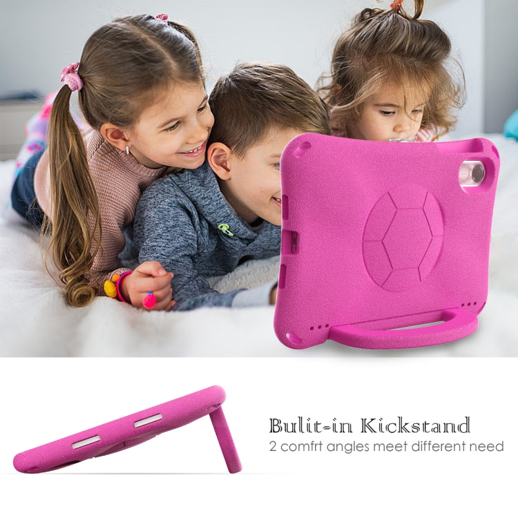 For Honor Pad X9 Handle Football Shaped EVA Shockproof Tablet Case(Rose Red) - Honor by PMC TechLife | Online Shopping South Africa | PMC TechLife | Buy Now Pay Later Mobicred