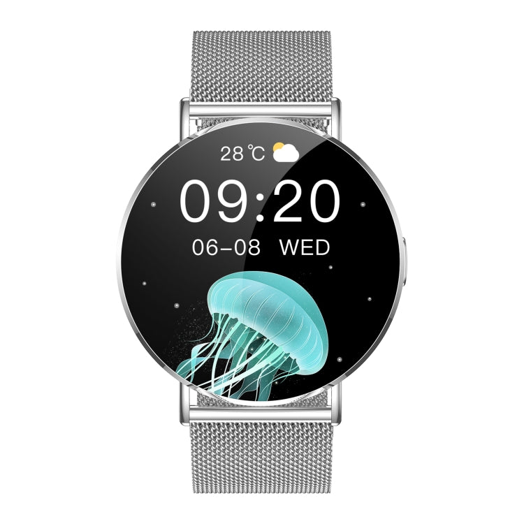 KM88 1.32 inch Color Screen Smart Watch, Support Bluetooth Call / Health Monitoring(Silver) - Smart Watches by PMC TechLife | Online Shopping South Africa | PMC TechLife | Buy Now Pay Later Mobicred