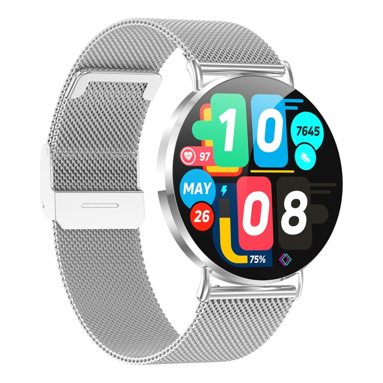 KM88 1.32 inch Color Screen Smart Watch, Support Bluetooth Call / Health Monitoring(Silver) - Smart Watches by PMC TechLife | Online Shopping South Africa | PMC TechLife | Buy Now Pay Later Mobicred
