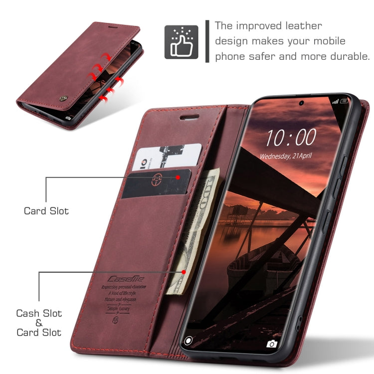 For Redmi Note 14 Pro 5G CaseMe 013 Multifunctional Horizontal Flip Leather Phone Case(Red) - Note 14 Pro Cases by CaseMe | Online Shopping South Africa | PMC Jewellery | Buy Now Pay Later Mobicred