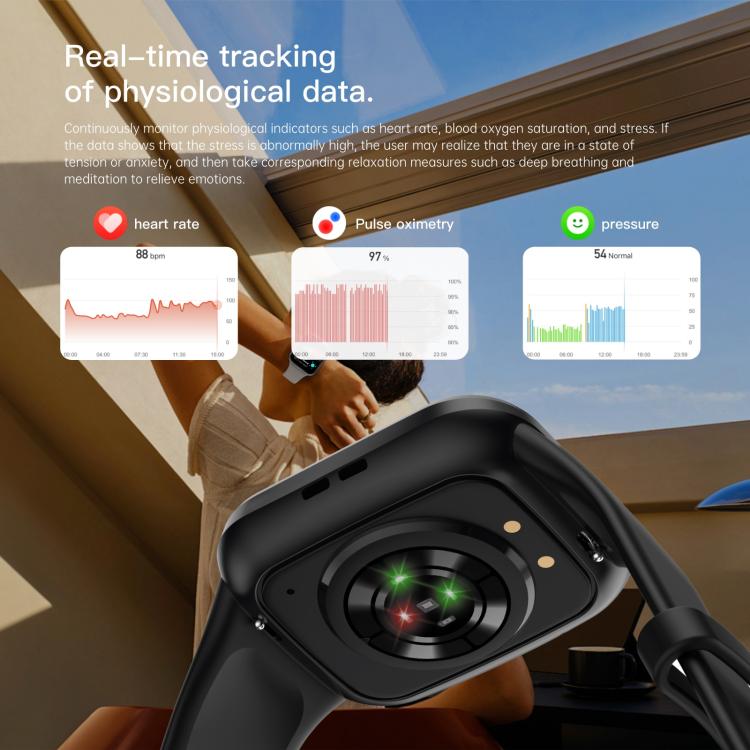 Q23 Pro 1.83 inch Color Screen IP68 Waterproof Bluetooth Call Smart Watch, Support Health Monitoring(Blue) - Smart Watches by PMC TechLife | Online Shopping South Africa | PMC TechLife | Buy Now Pay Later Mobicred