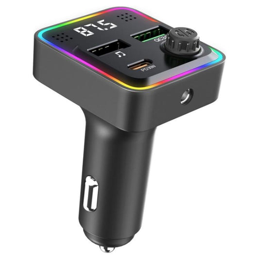 C71 3-in-1 PD 30W Cigarette Lighter Charger Adapter FM Transmitter Bluetooth Car Charger - Car Charger by PMC Jewellery | Online Shopping South Africa | PMC Jewellery | Buy Now Pay Later Mobicred