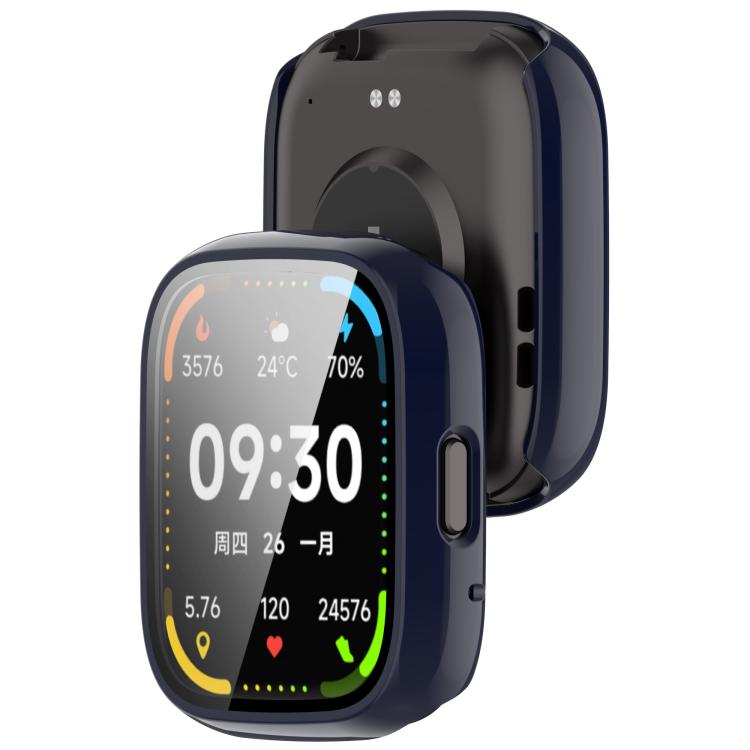 For Lexin Watch 3 Tempered Film Integrated PC Watch Protective Case(Ink Blue) - Watch Case by PMC TechLife | Online Shopping South Africa | PMC TechLife | Buy Now Pay Later Mobicred