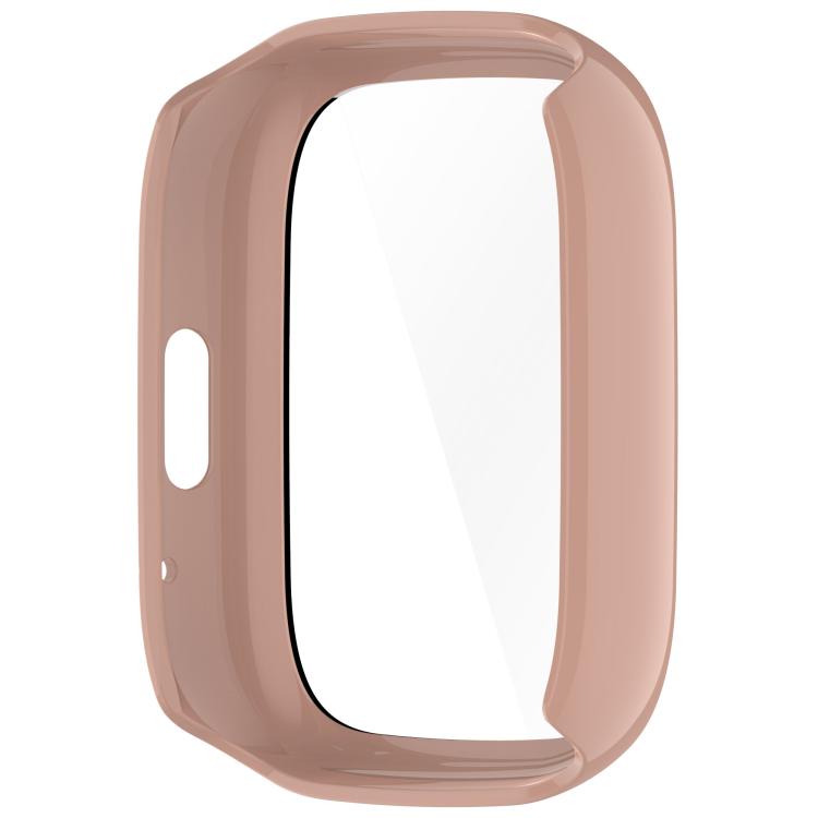 For Lexin Watch 3 Tempered Film Integrated PC Watch Protective Case(Cherry Pink) - Watch Case by PMC TechLife | Online Shopping South Africa | PMC TechLife | Buy Now Pay Later Mobicred