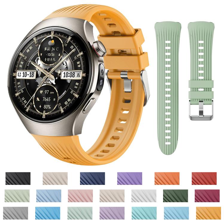 For Huawei Watch 5 46mm Vertical Silicone Watch Band(Pink) - free shipping - PMC TechLife - Order now!