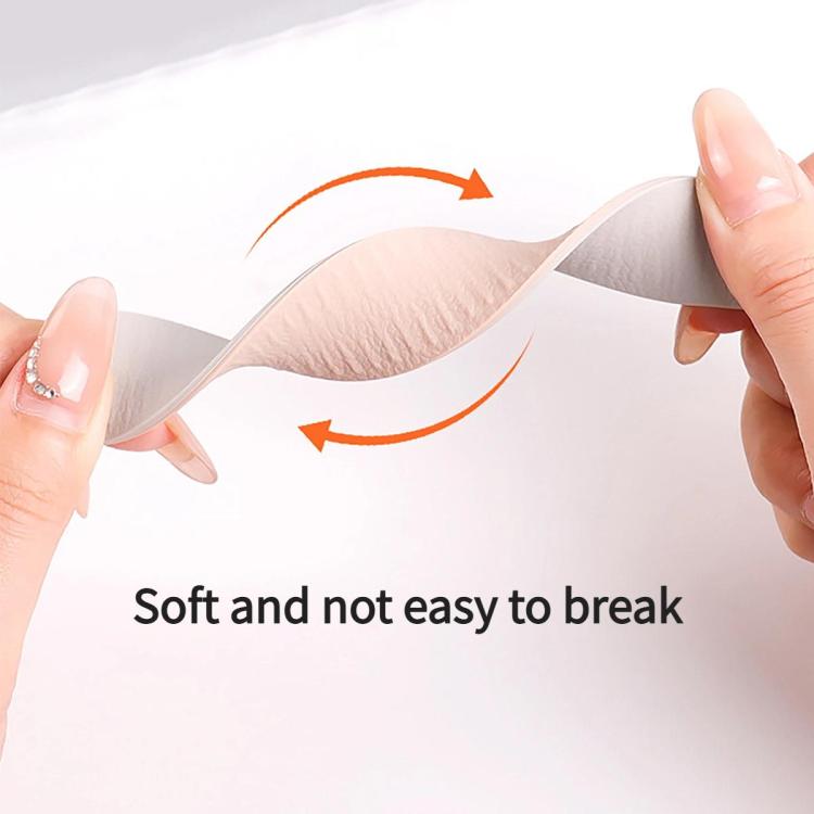 22mm Lychee Texture Soft Magnetic Silicone Watch Band(Gray Orange) - free shipping - PMC TechLife - Order now!