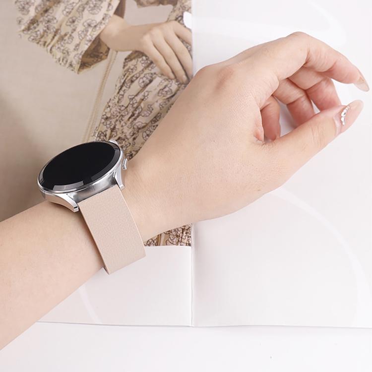 18mm Lychee Texture Soft Magnetic Silicone Watch Band(Black) - free shipping - PMC TechLife - Order now!