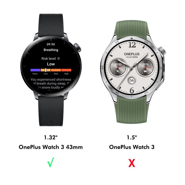 For OnePlus Watch 3 43mm 5pcs ENKAY 3D Full Coverage Soft PC Edge PMMA HD Screen Protector Film - free shipping - PMC TechLife - Order now!