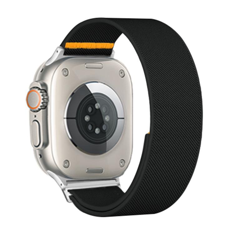 For Apple Watch 42mm / 41mm / 40mm / 38mm Adjustable Single Loop Elastic Nylon Watch Band(Black) - free shipping - PMC TechLife - Order now!