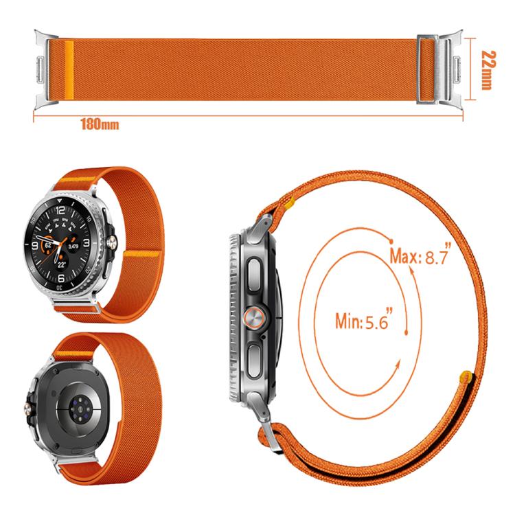 For Samsung Galaxy Watch8 / Watch8 Classic Adjustable Single Loop Elastic Nylon Watch Band(Black) - free shipping - PMC TechLife - Order now!