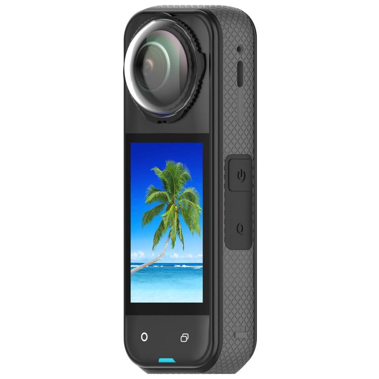 For Insta360 X4 Rotating Optical Tempered Glass Lens Guard Protective Cover(Black) - free shipping - PMC TechLife - Order now!