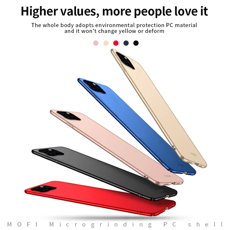 For iPhone 11 Pro Max MOFI Frosted PC Ultra-thin Hard Case (Blue) - iPhone 11 Pro Max Cases by MOFI | Online Shopping South Africa | PMC Jewellery