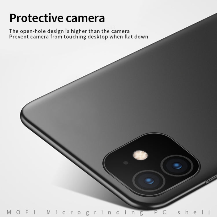 For iPhone 11 MOFI Frosted PC Ultra-thin Hard Case (Blue) - iPhone 11 Cases by MOFI | Online Shopping South Africa | PMC TechLife