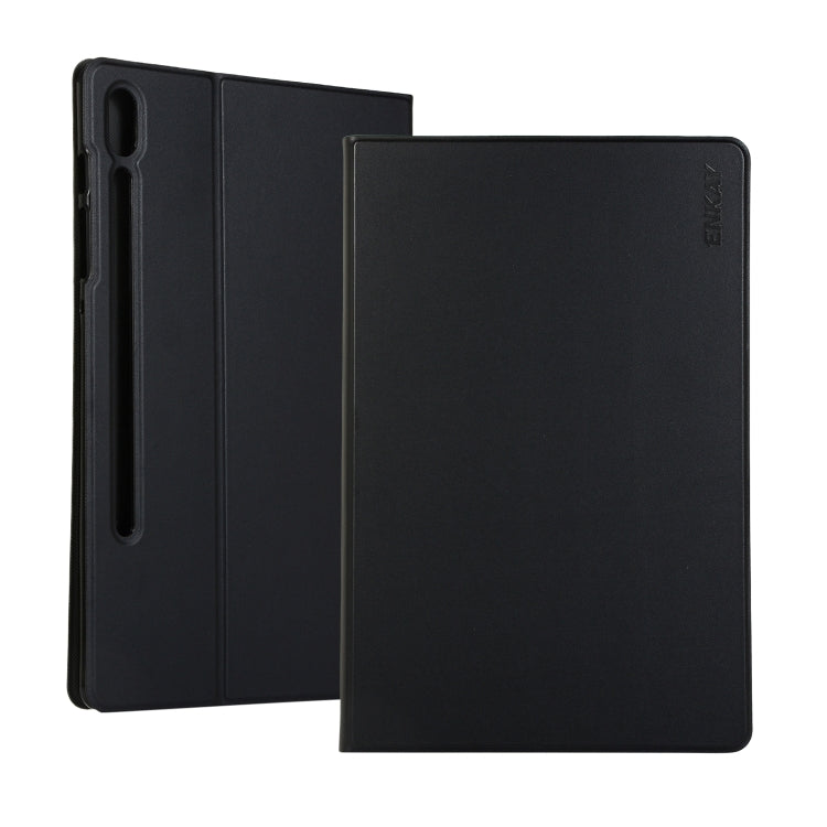 ENKAY Horizontal Flip PU Leather Case with Holder for Galaxy Tab S6 10.5 T860 / T865(Black) - Other Galaxy Tab PC by ENKAY | Online Shopping South Africa | PMC Jewellery | Buy Now Pay Later Mobicred