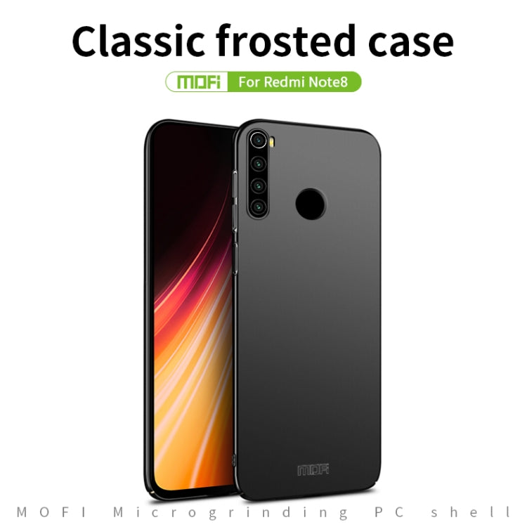 For Xiaomi RedMi Note8 MOFI Frosted PC Ultra-thin Hard Case(Blue) - Xiaomi Cases by MOFI | Online Shopping South Africa | PMC Jewellery