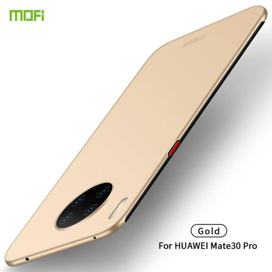 For Huawei Mate 30 Pro MOFI Frosted PC Ultra-thin Hard Case(Gold) - Huawei Cases by MOFI | Online Shopping South Africa | PMC Jewellery