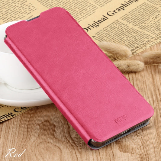 For Huawei P30 MOFI Rui Series Classical Leather Flip Leather Case With Bracket Embedded Steel Plate All-inclusive(Red) - Huawei Cases by MOFI | Online Shopping South Africa | PMC Jewellery