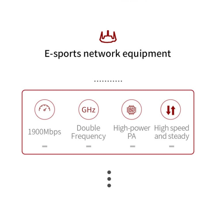 Comfast CF-958AC High Power PA Wifi Adapter 1900Mbps Gigabit E-Sports Network Card 2.4Ghz+5.8Ghz USB 3.0 PC Lan Dongle Receiver - Wireless Routers by COMFAST | Online Shopping South Africa | PMC Jewellery | Buy Now Pay Later Mobicred