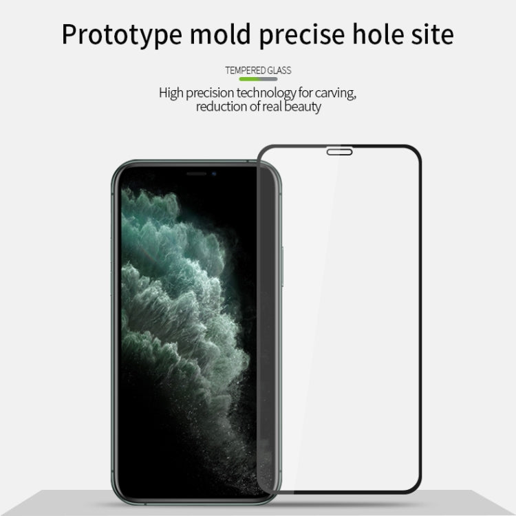 For iPhone 11 Pro Max   MOFI 9H 2.5D Full Screen Tempered Glass Film(Black) - iPhone 11 Pro Max Tempered Glass by MOFI | Online Shopping South Africa | PMC Jewellery