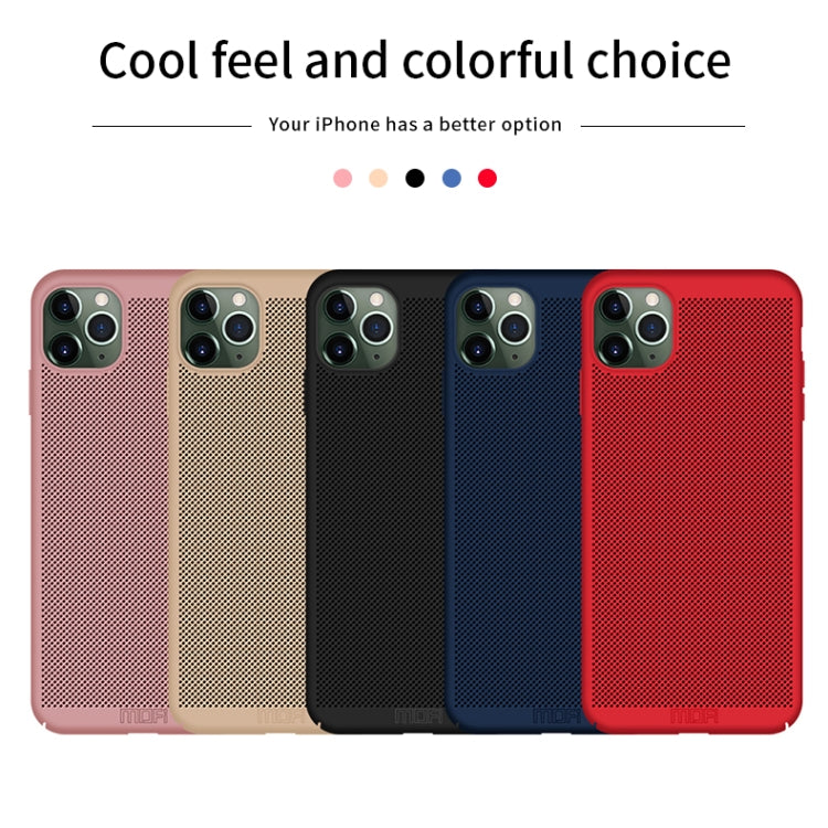 For iPhone 11 Pro MOFI Breathable PC Ultra-thin All-inclusive Protective Case(Blue) - iPhone 11 Pro Cases by MOFI | Online Shopping South Africa | PMC TechLife