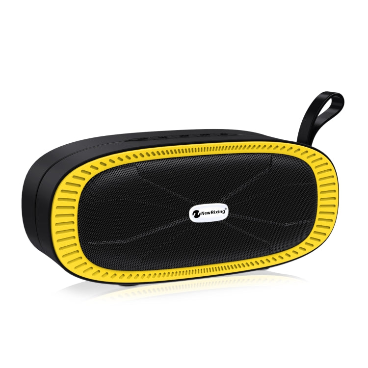 New Rixing NR4022 Portable Stereo Surround Soundbar Bluetooth Speaker with Microphone, Support TF Card FM(Yellow) - Desktop Speaker by NewRixing | Online Shopping South Africa | PMC Jewellery | Buy Now Pay Later Mobicred