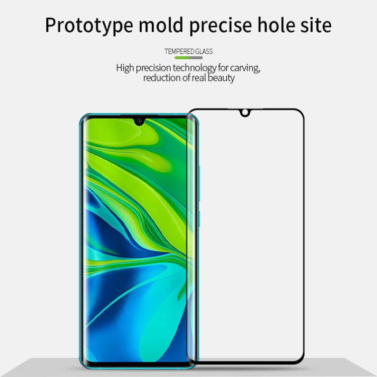 For Xiaomi CC9 Pro / Xiaomi Note10 MOFI 9H 3D Explosion Proof Thermal Bending Full Screen Covered With Tempered Glass Film(Black) -  by MOFI | Online Shopping South Africa | PMC Jewellery