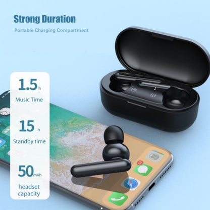 T10 Mini Touch Control Hifi TWS Wireless Bluetooth Earphones With Mic & Charger Box(Green) - TWS Earphone by PMC Jewellery | Online Shopping South Africa | PMC Jewellery | Buy Now Pay Later Mobicred