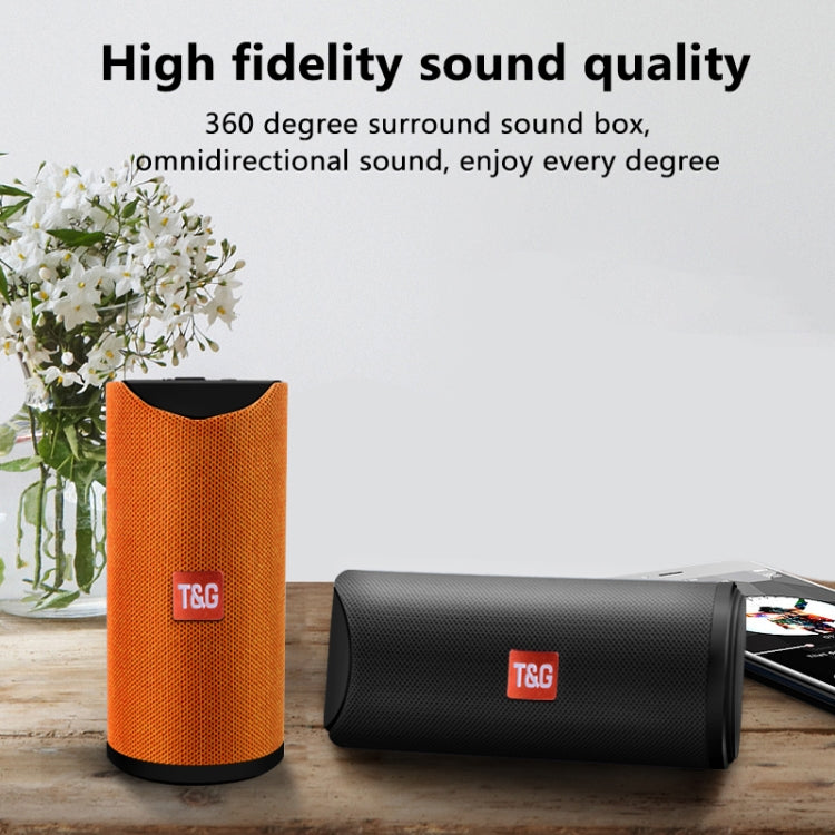 T&G TG113 Portable Bluetooth Speakers Waterproof Stereo Outdoor Loudspeaker MP3 Bass Sound Box with FM Radio(Red) - Desktop Speaker by T&G | Online Shopping South Africa | PMC Jewellery | Buy Now Pay Later Mobicred