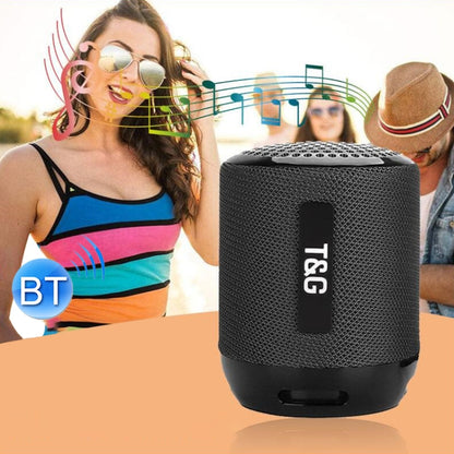 T&G TG129 Portable Wireless Music Speaker Hands-free with MIC, Support TF Card FM(Blue) - Desktop Speaker by T&G | Online Shopping South Africa | PMC Jewellery | Buy Now Pay Later Mobicred