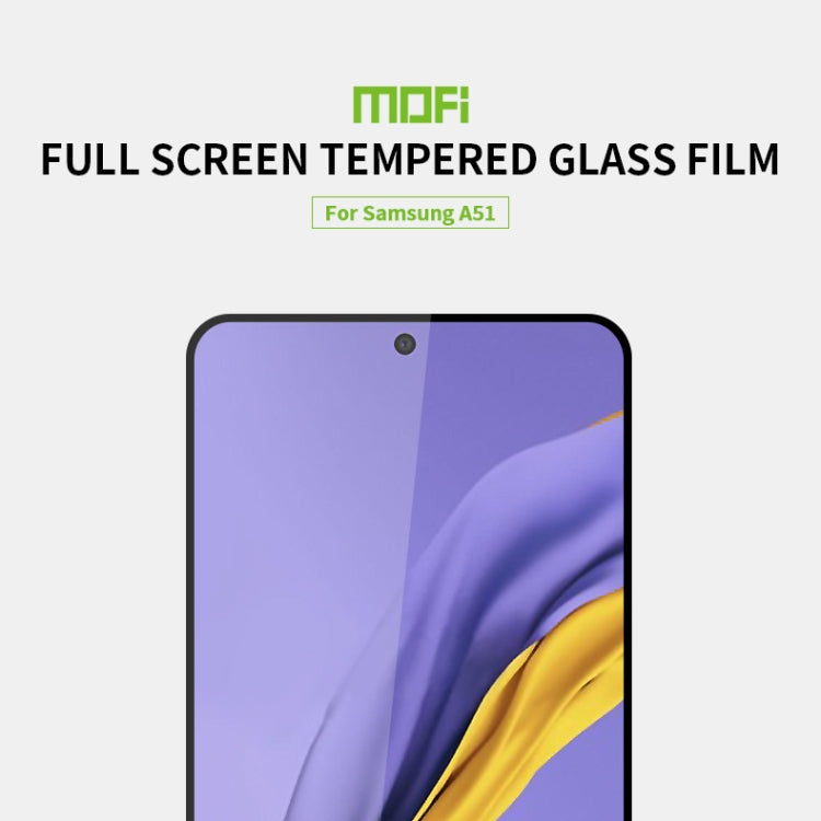 For Xiaomi RedMi K30 MOFI 9H 2.5D Full Screen Tempered Glass Film(Black) -  by MOFI | Online Shopping South Africa | PMC Jewellery