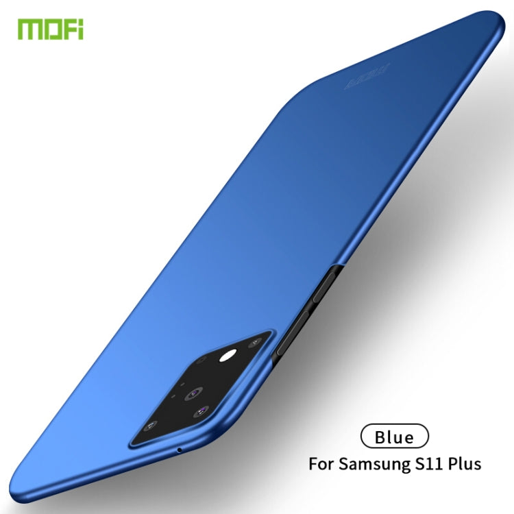 For Galaxy S20 Ultra MOFI Frosted PC Ultra-thin Hard Case(Blue) - Galaxy Phone Cases by MOFI | Online Shopping South Africa | PMC TechLife